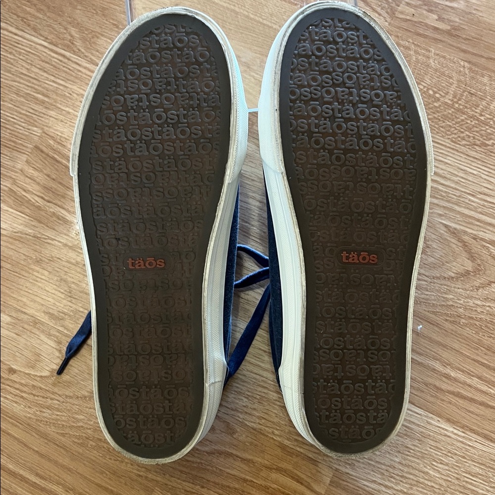 Taos Women’s Plim Soul Blue Wash Canvas Sneakers Size 9W - Picture 11 of 14